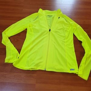Neon green express light jacket